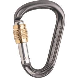 Austrialpin HMS Mini.mi Alu Schraub-Karabiner schwarz One