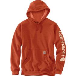 Carhartt Logo, Kapuzenpullover Dunkelorange Q15