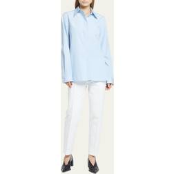 Jil Sander Blue Striped Shirt 494 Sunny Sky DK