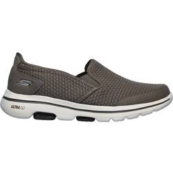 Skechers Gowalk 5 Apprize Double Gore Slip On Performance Walking Shoe Sneaker - Khaki