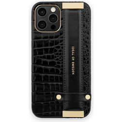 iDeal of Sweden Statement Case Neo Noir Croco Strap Handle