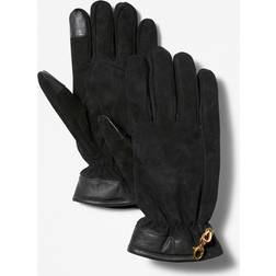 Timberland Gants en Cuir Tactiles Winter Hill Pour Homme en Noir