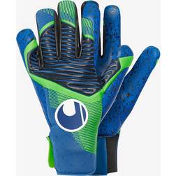 Uhlsport Aquagrip HN Torwarthandschuhe pacific blau/fluo grün/we