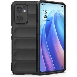 MAULUND Oppo Reno7 Find X5 Lite Fleksibelt Plastik Cover Sort