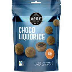 Nordthy Lakritskulor Choklad Mild 110g