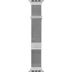 Sandstrøm Apple Watch nätarmband silver