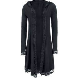 Gothicana by EMP Lace Cardigan Cardigan schwarz S, M, L, XL, XXL, 3XL, 4XL