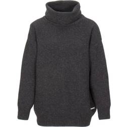 Sätila Women's Surteby Polo Sweater, S, Anthracite