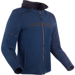 Bering Elite Waterproof Motorcycle Textile Jacket - Dark Blue Woman