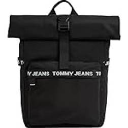 Tommy Jeans Herren Rucksack Essential Rolltop Handgepäck, Schwarz Black Onesize