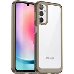 MAULUND Samsung Galaxy A24 Acrylic Combo Cover Gennemsigtig Grå