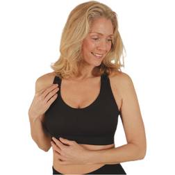 Stay in place Nursing Sports Bra - Black