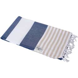 Carenesse Hamam-handduk 100 I hamam-handduk Badlakan Beige, Blå