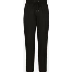 Dolce & Gabbana Jogginghose Aus Leichtem Nylon Schwarz