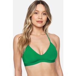 Hurley Women's Solid Adjustable Bikini Top in Ocean