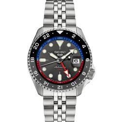 Seiko Automatic 5 Sports Bracelet 43mm Charcoal Charcoal