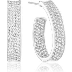 Sif Jakobs White Zirconia Felline Concavo Earrings SJ-E2390-CZ