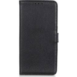 MAULUND Sony Xperia L4 Litchi Texture Leather Stand Cover m. Kortholder Sort