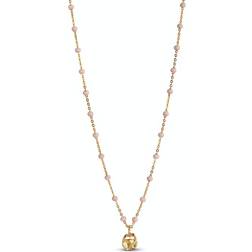 ENAMEL Copenhagen Lola Refined Necklace - Gold/Pink