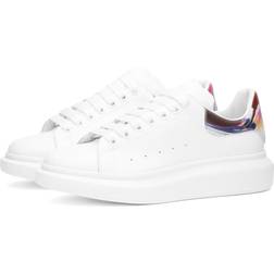 Alexander McQueen Sneakers Oversized aus Veloursleder Grün