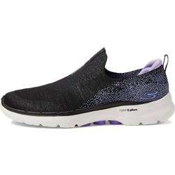 Skechers Go Walk 6 Glimmering Sneakers - Svart Lavendel