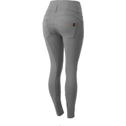 Horze Pantalones de Montar con Cintura Tara - Silver Blue