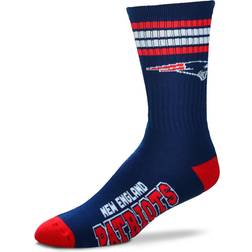 For Bare Feet New England Patriots Sport Socken - 4-Stripe