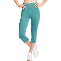 Champion Women's C9 High-Waisted Capri Leggings, 20" Aqua Tonic