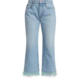 Frame Straight Jeans Le Dancing Jane Weiß