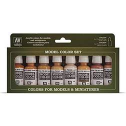 Vallejo Model Color Face Skin Acrylic Paint Set 17 ml