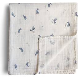 Mushie Extra Soft Organic Washed Cotton Muslin Swaddle Blanket