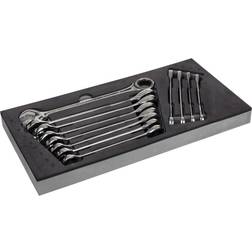 Halfords Advanced 12 Spanner Set Ratchet Wrench