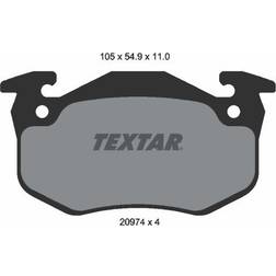 Textar Bremsbeläge hinten Citroen Saxo Xsara ZX Peugeot