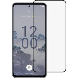 MAULUND Nokia X30 Hærdet Glas Full Fit Skærmbeskyttelse Gennemsigtig Sort Kant