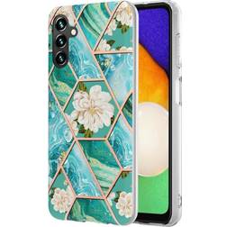 MAULUND Samsung Galaxy A14 5G Plastik Cover Hvide Blomster