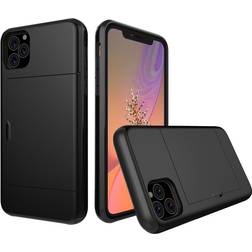 MAULUND iPhone 11 Hybrid Håndværkercover m. Kortholder Sort