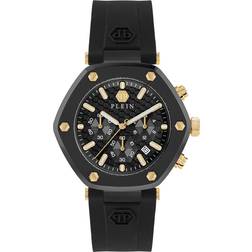 Philipp Plein Analogt Ur Guld Sort
