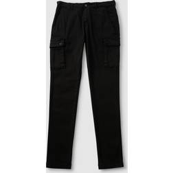 Replay Mens Jaan Cargo Hyperflex X-Lite Trousers In Black