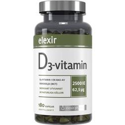 Elexir Pharma D3-Vitamin 2500 IE 180 st