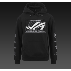 ASUS ROG COSMIC LIT HOODIE Regular Fit Svart Small;Medium;Large;XL;2XL;