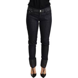 Ermanno Scervino Blue Low Waist Skinny Slim Trouser Cotton Jeans