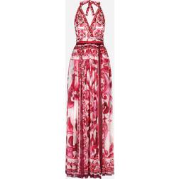 Dolce & Gabbana Maxi Klänning Rosa