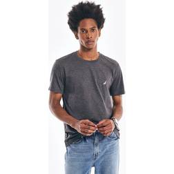 Nautica Mens Heathered Crewneck T-Shirt