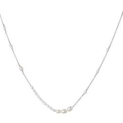 ByBiehl Aura Flow Necklace Silver Dam Pärlhalsband NO_SIZE