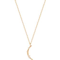Ania Haie Moon Necklace - Gold/Diamonds