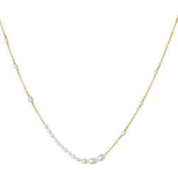 ByBiehl Aura Flow Necklace GP Dam Pärlhalsband NO_SIZE