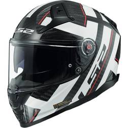 LS2 Vector II Carbon Strong Helmet - White