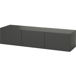 IKEA Besta Dark Grey/Lappviken Dark Grey TV-bänk 180x38cm