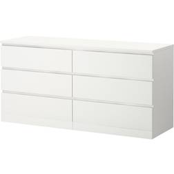 Ikea MALM White Chest of Drawer 160x78cm