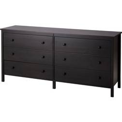 IKEA Koppang Black/Brown Byrå 172x83cm